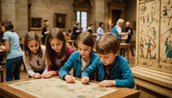 Comment créer une chasse au trésor éducative pour enfants dans un musée?